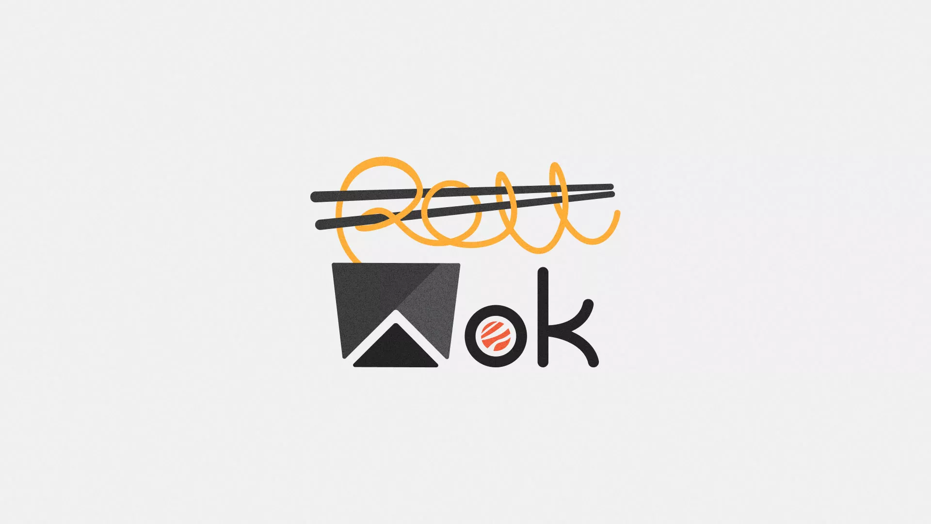 Разработка логотипа в Сасово для суши-бара «Roll Wok Club» Разработка логотипа в Сасово для суши-бара «Roll Wok Club»